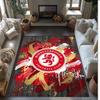 Tappeto Morbido per Pavimento Antiscivolo Decorazione Sportiva Middlesbrough FC Calcio Calcio Pattern per Camera da Letto