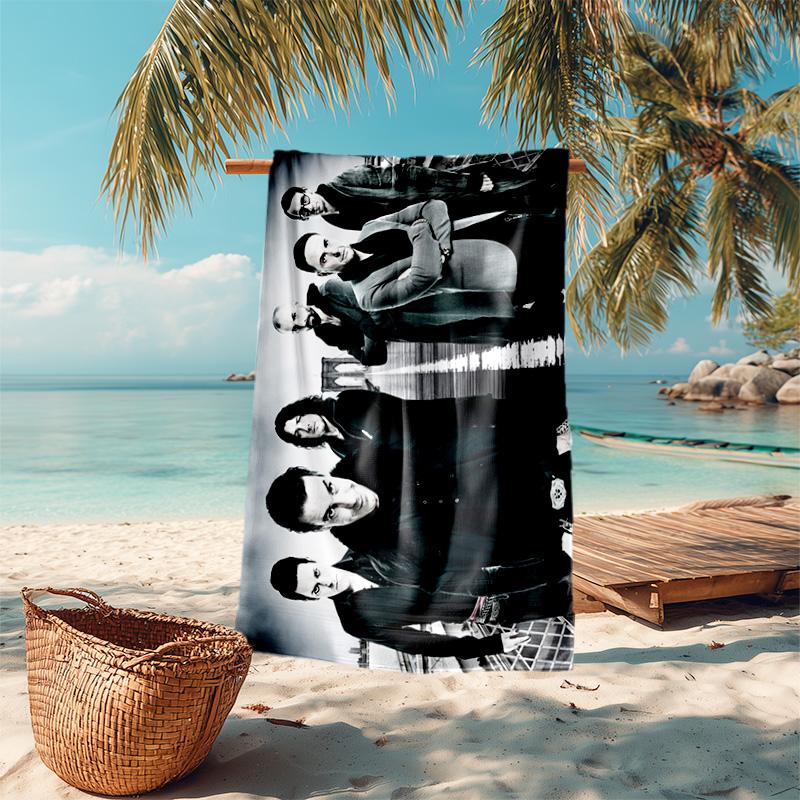 Till Lindemann, Lead Singer of the German Heavy Metal Rock Band Rammstein, Outdoor Camping Vacation Swimming Beach Scarf Decorative Blanket F2