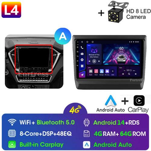 Car Radio Android 13 For lsuzu D-MAX 3 RG 2019 - 2025 GPS Navigation Auto Screen Stereo Multimedia Player No 2din BT DVD 5G Wifi