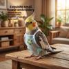 With Leash Pet Parrot Diaper Snap-Closure Parrot Flying Clothing  for Cockatiel Pigeons