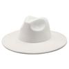 Unisex Suede Wide Brim Fedora Hat Ethnic Style Gentle Hat