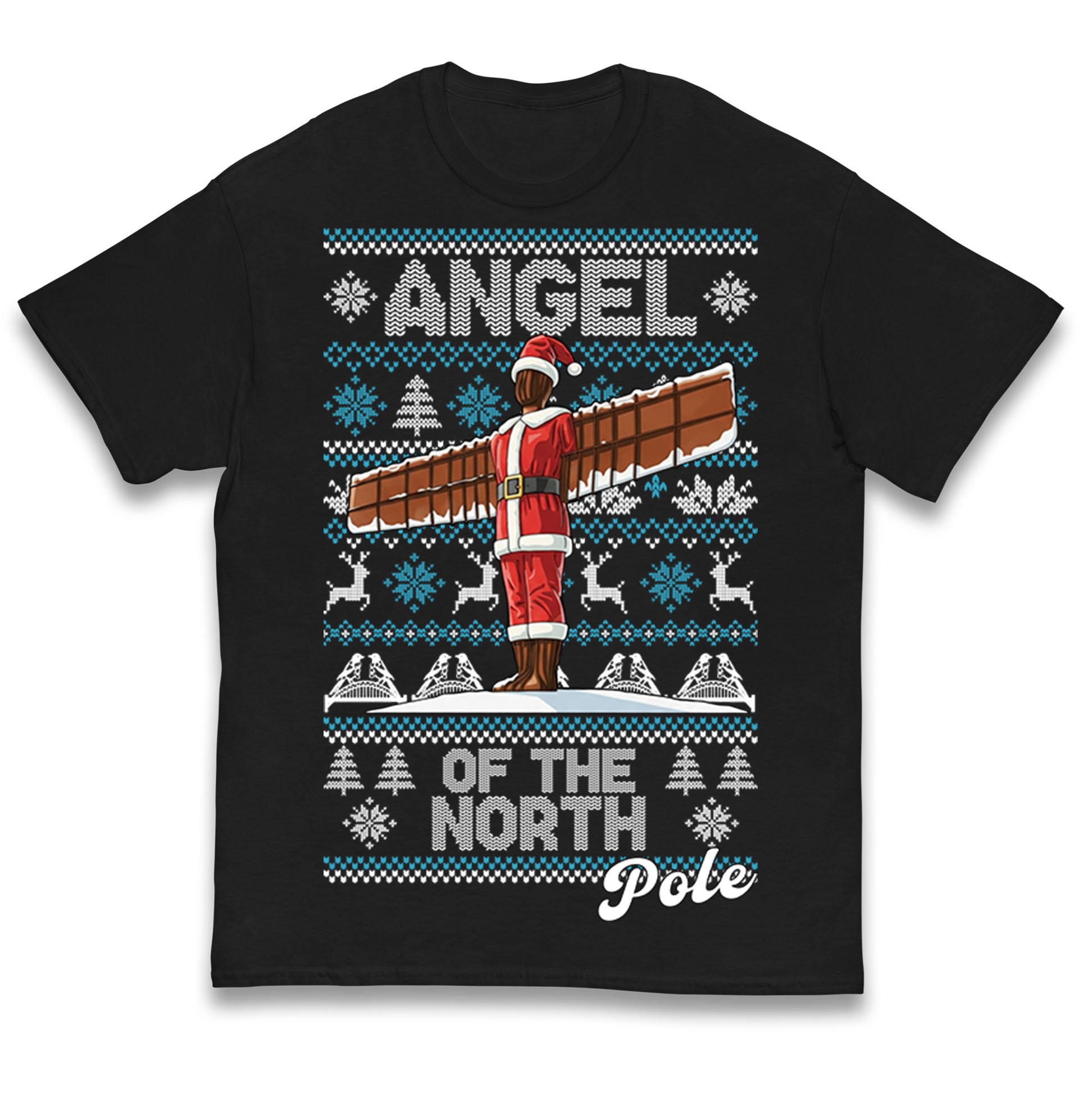 Angel Of The North Pole Christmas Kids T Shirt 150