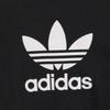 Adidas Trefoil Logo Aufdruck Kurzarm T-Shirt O schwarz Herren Gebraucht