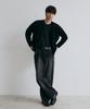 Nodu Cable Saddle Crop Cardigan [Black]