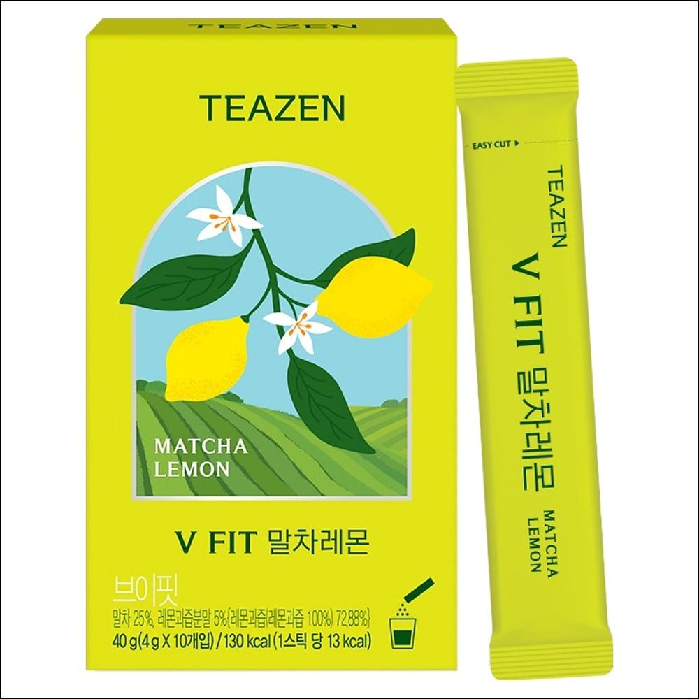 TEAZEN V FIT MATCHA LEMON TEA 4g x 10 pcs 4g x 10pcs x 1pack