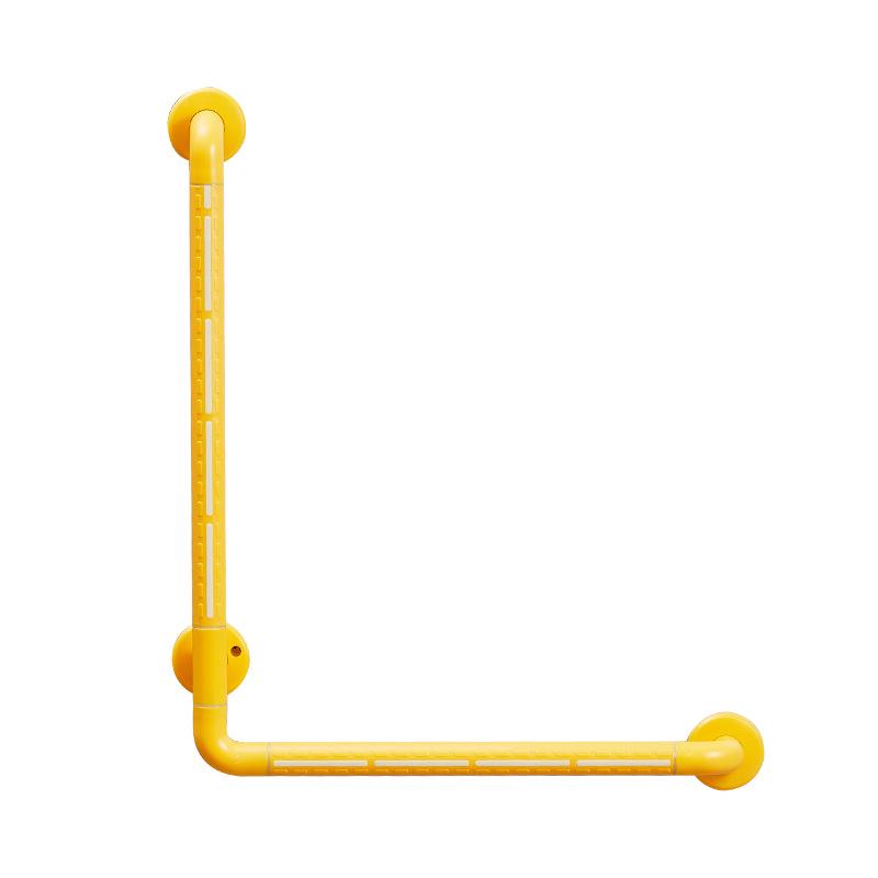 Anti-Slip L-Shaped Bathroom Handrail for Elderly and Disabled - Toilet Safety Handle