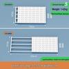Wall-Mounted Retractable Closet Partition Shelf - No Drill Required