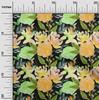 oneOone Cotton Flex Lime Green Fabric Florals Sewing Fabric By The Yard Printed Diy Clothing Sewing Supplies 40 Inch