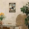 Metal Horse Wall Art Vintage Tin Sign Farmhouse Decor Western Bar Rustic