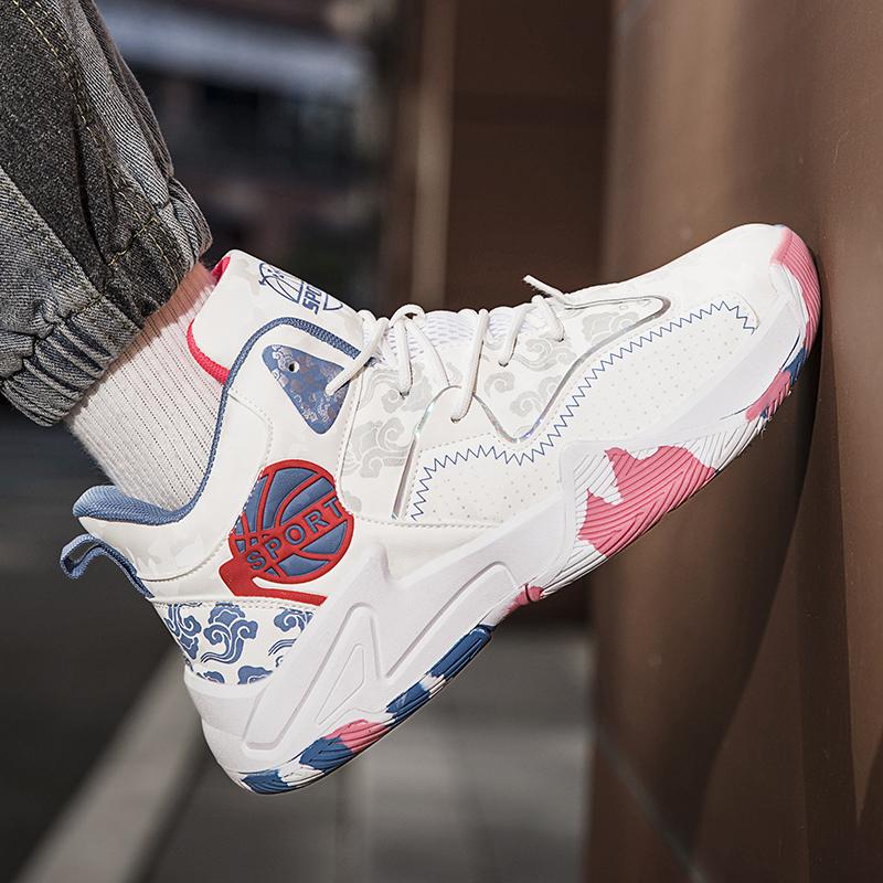 

Высокие мужские туфли зимние баскетбольные Putian актуальные спортивные туфли для мальчиков модные брендовые универсальные кроссовки для папы увеличивающие рост белые туфли 45