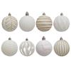 12 Flocked Painted Christmas Tree Ornaments, 6cm Christmas Plush Balls, Velvet Flocked Christmas Tree Decorations, Stylish Hanging Pendant Ornaments