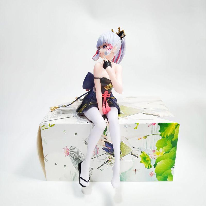 20cm Genshin Impact Kamisato Ayaka Anime figurka figurka pcv statua Model samochodu dekoracja kolekcjonerska lalka zabawka