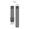 18mm Silicone Band for Huawei Watch GT 5 Pro 42mm/GT 5 41mm/Garmin Forerunner 265S Dual Color Watch Strap