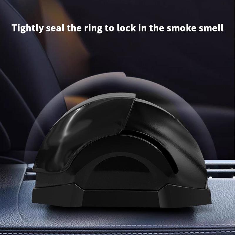 Car Ashtray Door Mounted Smokeless Ash Tray With Lid Portable Auto Truck Trash Bin Garbage Can Stainless Steel Liner Accessory