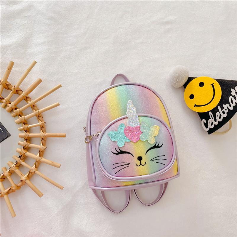 Adorable Korean Style Children's Backpack Cute Cartoon Print For Kids School Use