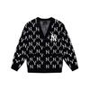 New MLB Old Flower Sweaters Unisex Black 31KTM1041-50L