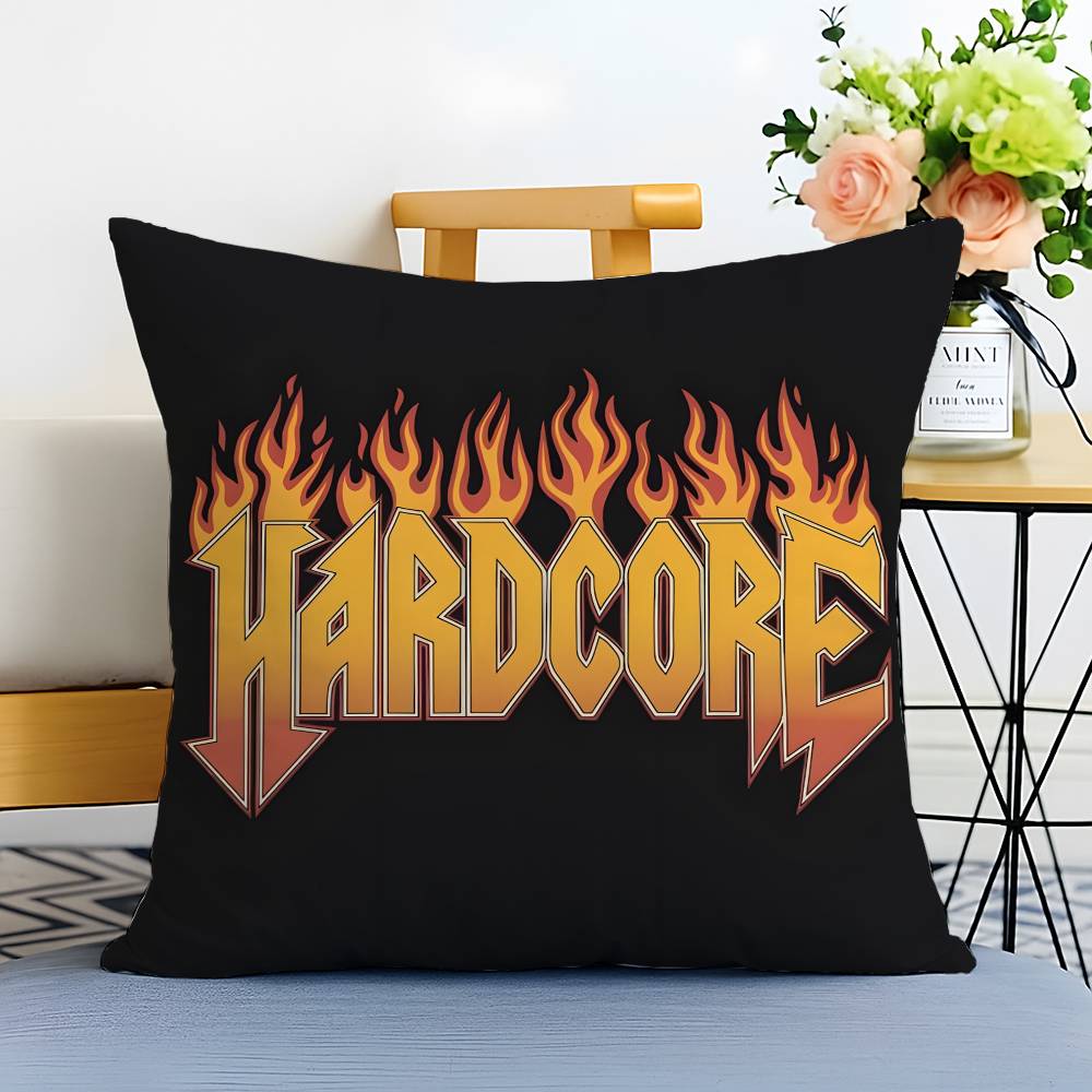 Luxury H-Hardcore-MT Cafe Pillow Case Printed Brushed Fleece Pillow Baby Skin-Touch Eco-Friendly Dye-Sublimat