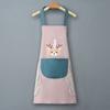 Household Hand Erasable Kitchen Stir Fry Waterproof And Oil Proof Apron, Men'S And Women'S Fashionable Cooking Waist Wrap Adult Work Clothes
