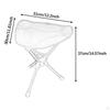 Camping Stool Seat Backpacking Chair Aluminum Portable Foot with Storage Bag for Adults