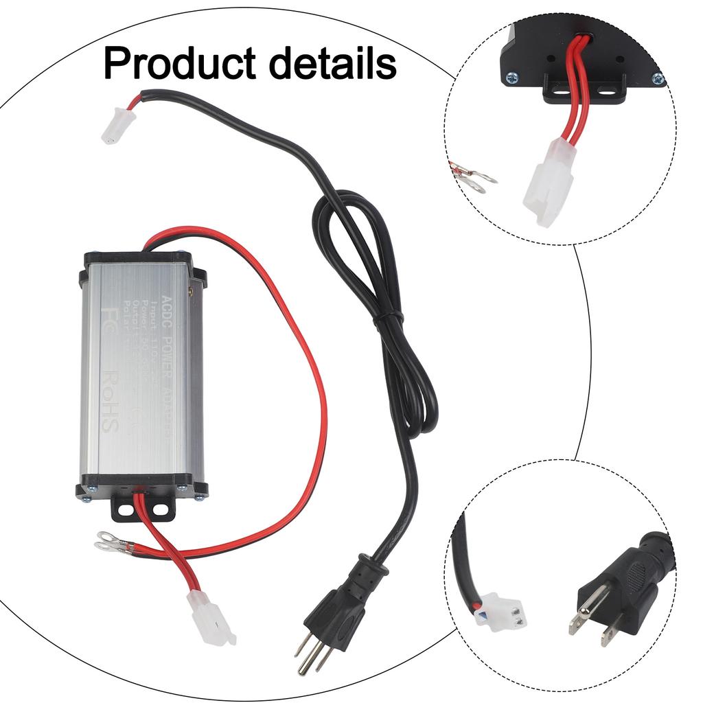 230V To 12V Diesel Air Heater Power Converter Adapter Lightweight Construction