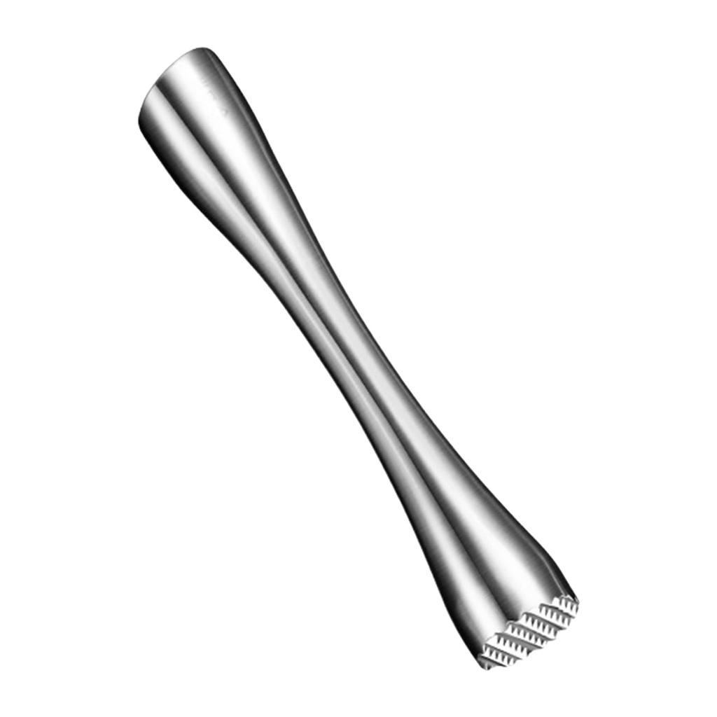 Stainless Steel Ice Crushing Hammer Muddler for Home and Bar Use Ergonomic Handle 20cm Cocktail Muddler