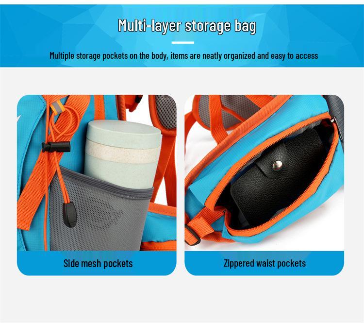 Multifunktionaler wasserdichter Outdoor-Rucksack für Radfahren, Wandern, Bergsteigen und Laufen.