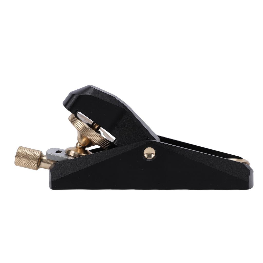 Wood Planer Woodworking Low Angle Small Hand Block Plane for Planing Trimming Accurate Fine Tuning Black