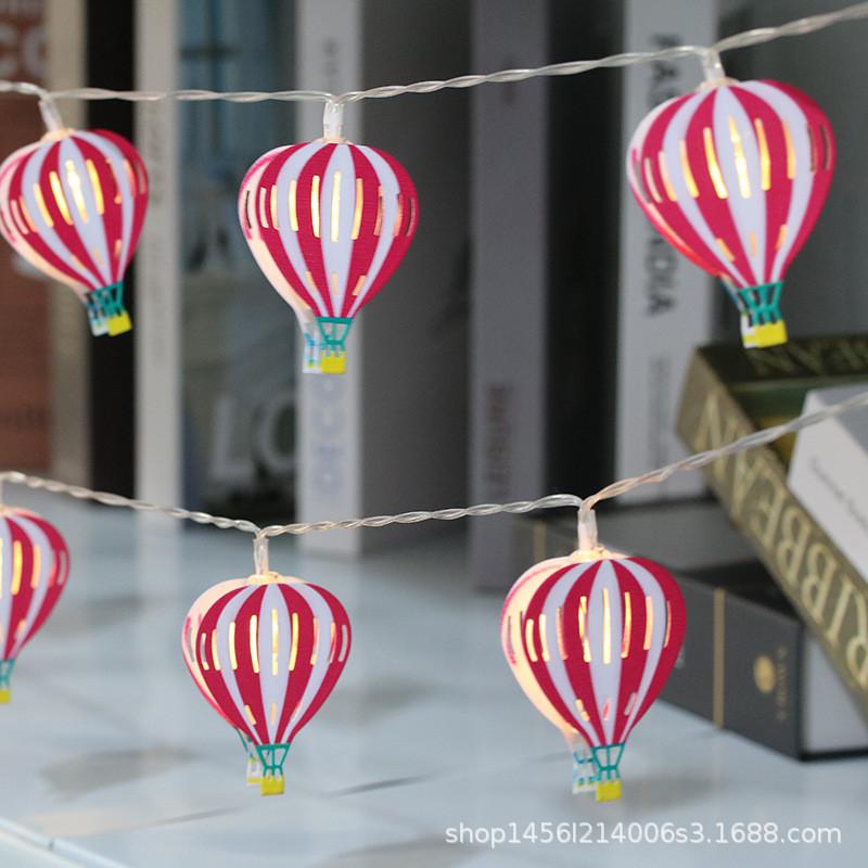 Multicolored String Lights 20 LED 10 Ft Hanging Garland Decorations String Banners Battery Operated For Wedding Birthday Room Wall Party Hanging Decor