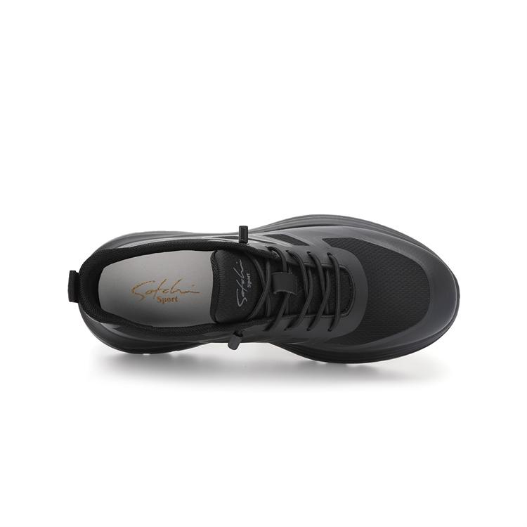 Lightweight and Versatile Outdoor Casual Shoes: Spring and Summer Simple Splicing Mesh Shoes with Elastic Bands for Men's Sports Shoes