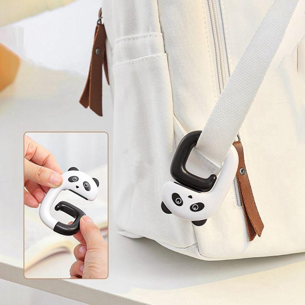 Kawaii Multifunctional Panda Decorative Hanging Cat Hook Table Hook Handbag Hanger Key Holder