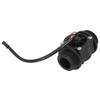 Black Hall Flowmeter Plastic Flow Meter Sensor Flow Measuring Device  Water Heater Equipment