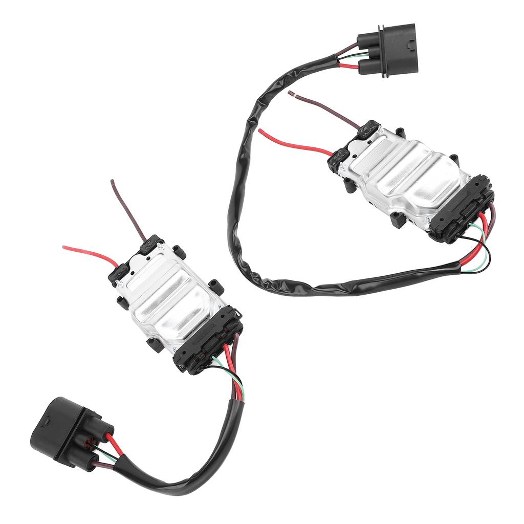 2 Stück Lüftersteuergerät 1137328159 Stabile Leistung Erhöhte Sicherheit Motorlüfter-Steuergerät für 4F C6 2004