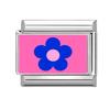 New Lovely 26 English Letter Pink Italian Charm Links Fit 9MM Stainless Steel Bracelet Women Men DIY Birthday Making Gift