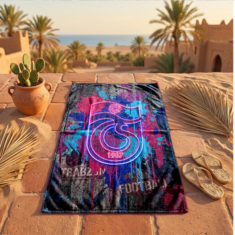 Trabzonspor FC Print Microfiber Beach Towel Quick Dry Absorbent Large Towel For Beach Swimming Travel