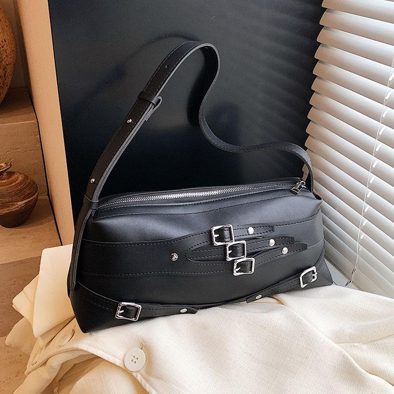 Persalized Solid PU Design Ladies Shoulder Bag 2026 Fashi Sweet Trend Stick Handbag Commuter Versatile Single Shoulder Bag