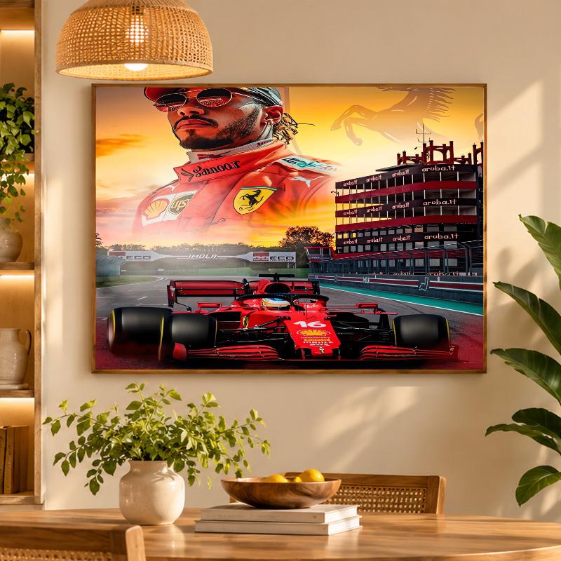 5D Diamond Painting Lewis Hamilton DIY Full Drill Diamond Art Kit Home Decoration