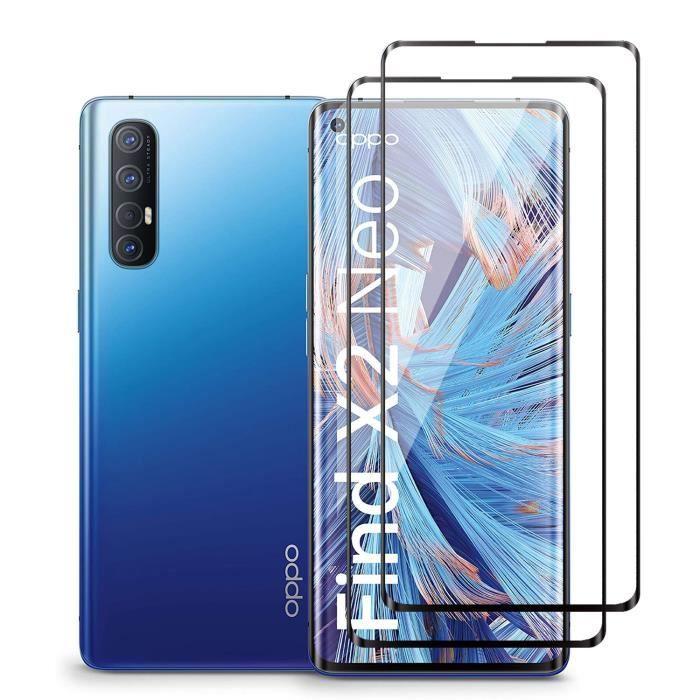 Displayschutzfolie - Gehärtetes Glas - Oppo Find X2 Neo - 2er-Pack - 0,3 mm - Hohe Auflösung