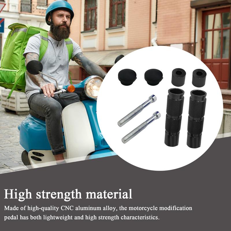 Motorcycle Foot Rest Motorbike Pedal Aluminum Alloy Replacement Parts Pedals For Dirt Bike Gravel Road Cycling Scooter Riding