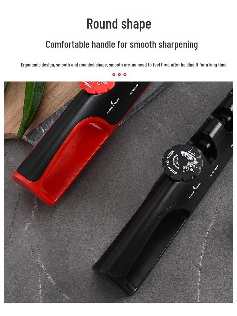 Adjustable 4-in-1 Knife Sharpener: Multifunctional Kitchen Sharpening Tool