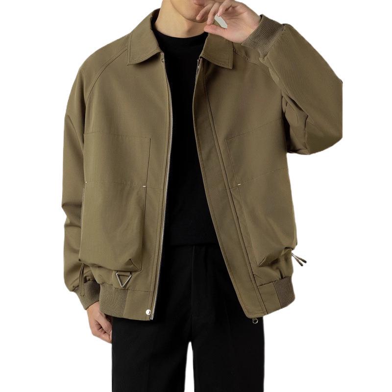Men's Trendy Flight Suit: Spring/Autumn Versatile Lapel Jacket