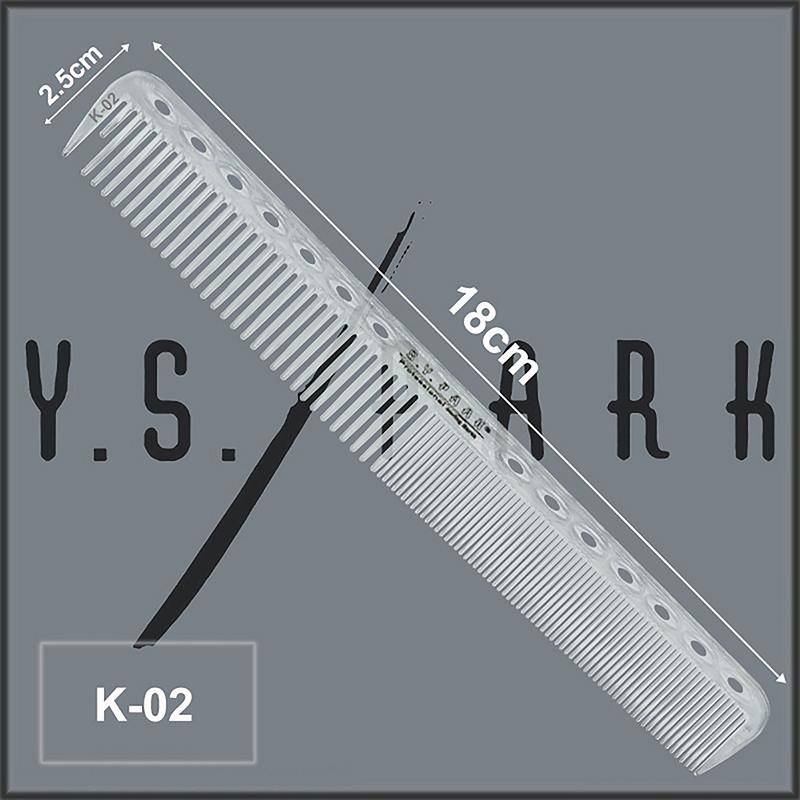 Transparent Salon Hair Comb With Professional Barber Hairdressing Scale Comb