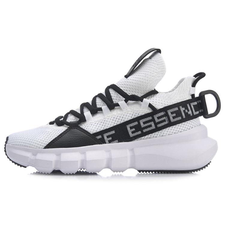 

New LINING Essence II Lace Up WMNS Lifestyle Shoes - White/Black AGBP024-3 35.5