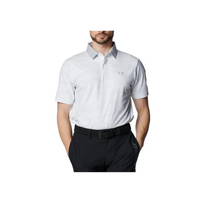 Drive Chill Iso-Chill Series Print Comfortable Fashion Simple Versatile Short Sleeve Polo Shirt Men Tops White Gray 1389597-100