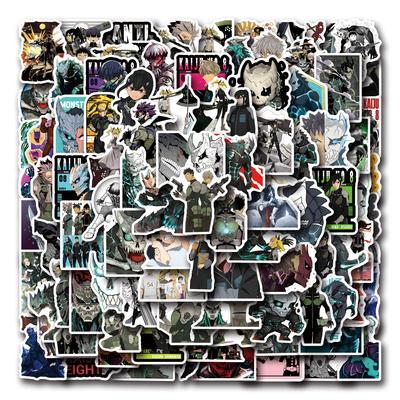 110 Photos Kaiju No. 8 Monster No. 8 Anime Graffiti Stickers Decorative Suitcase Scooter Cartoon Stickers