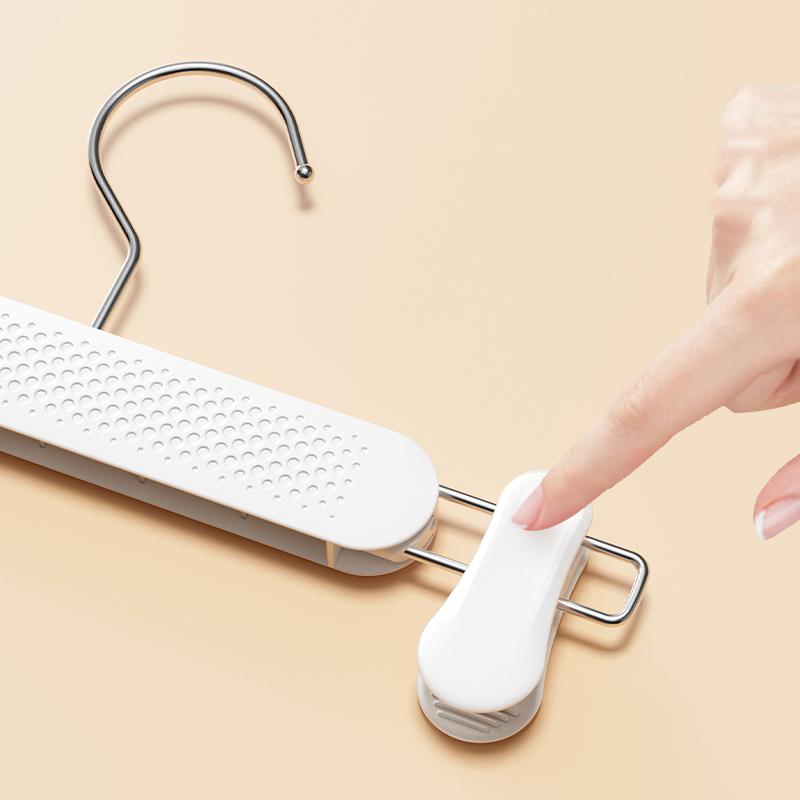 10PCS Plastic Strong Non-slip Pants Hanger Multi-functional Clothing Store Trousers Hanger New Design New Material Pants Rack
