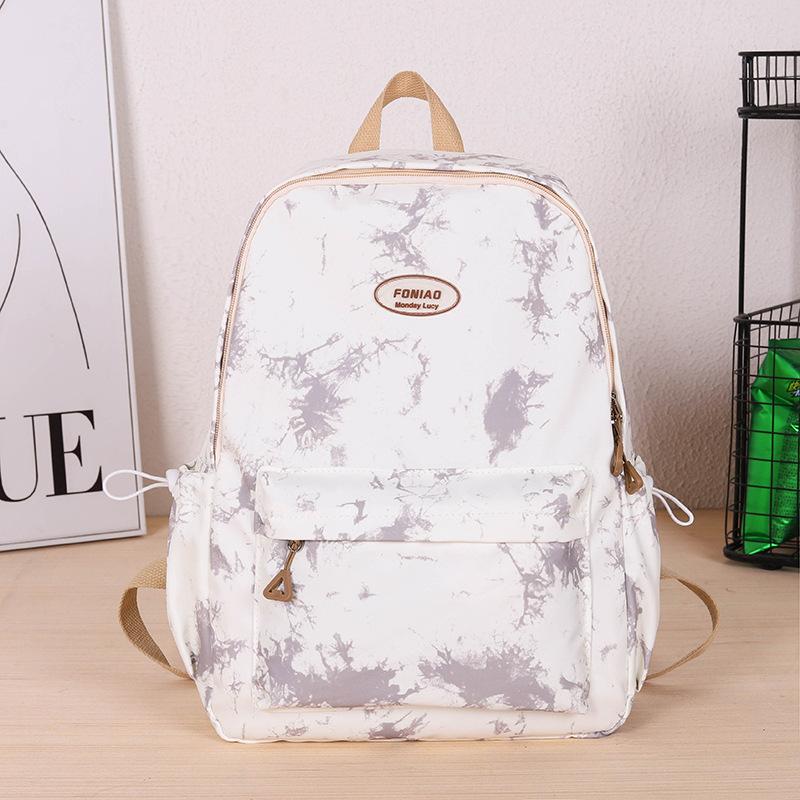 School Bag Female College Student Niche Design Sense High School Student Backpack Female Fashion Travel Commuter Backpack