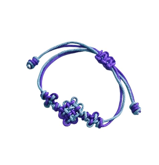 K-POP Demon Hunters Korean Blue Tiger Derpy Keyring Set, Knot Bracelet (3 Options)