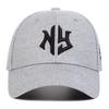 Unisex NG Letter Embroidery Baseball Caps Spring Autumn Outdoor Sunscreen Hat Adjustable Casual Trucker Hats