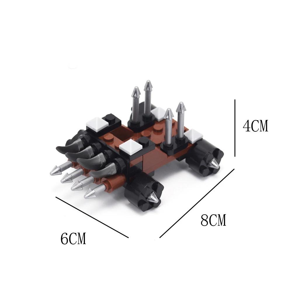 MOC Siege Model Crossbow Model Medieval Weapons Building Block Chariots Siege Engines Bricks Parts Accessories DIY Gifts
