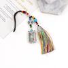Tibetan Vajra Mantra Prayer Wheel Five-Color Pendant Charm